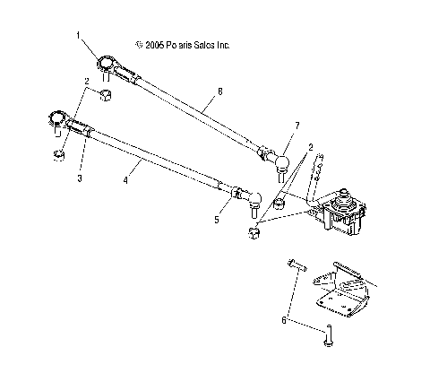TRANSMISSION, SELECTOR MOUNTING - A07CL50AA (4999201649920164C12)