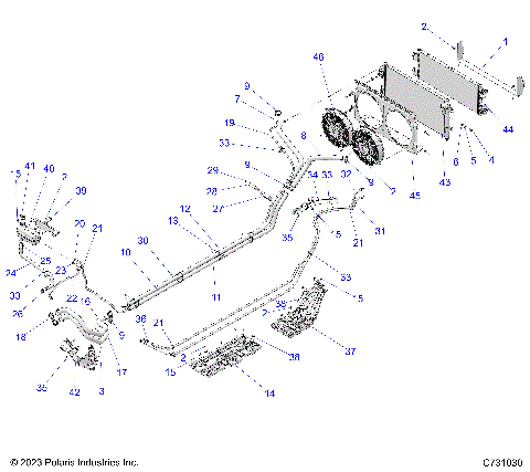 ENGINE, COOLING - R24X6E1RAH/BH (C731030)