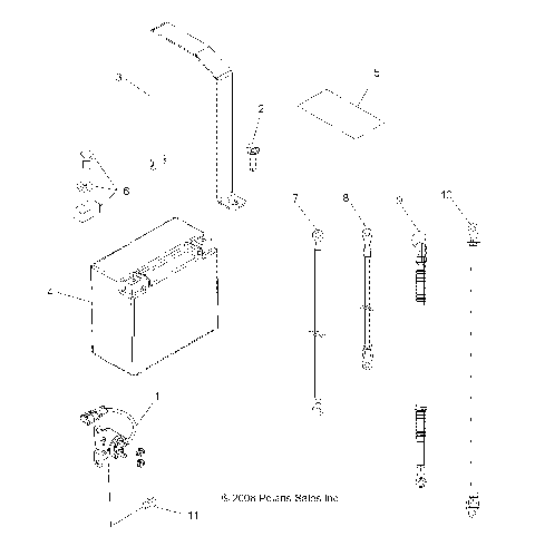 ELECTRICAL, BATTERY - A09ZN55FX (49ATVBATTERY09SPXP550)
