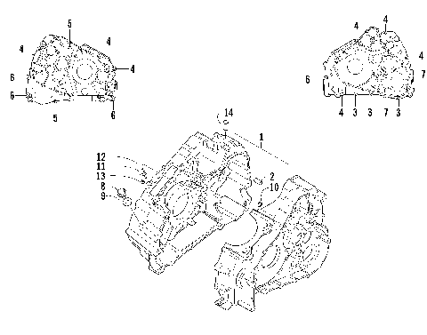 CRANKCASE ASSEMBLY [89015]