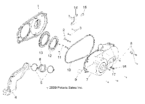 DRIVE TRAIN, CLUTCH COVER - R15RAA76AA/AJ (49RGRCLUTCHCVR108004X4)