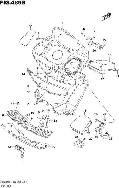 FRONT BOX (UH200AL6 P33)