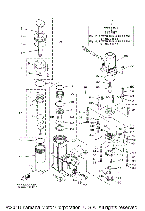 POWER TRIM TILT ASSY 1