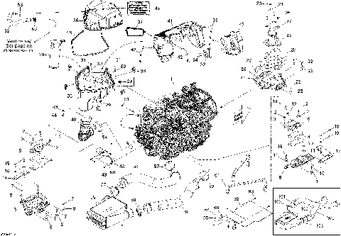01- Engine And Air Intake Silencer
