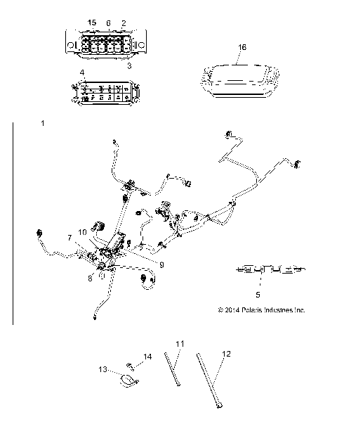 ELECTRICAL, MAIN WIRE HARNESS - A15SHE57HS (49ATVHARNESS15SPMD)