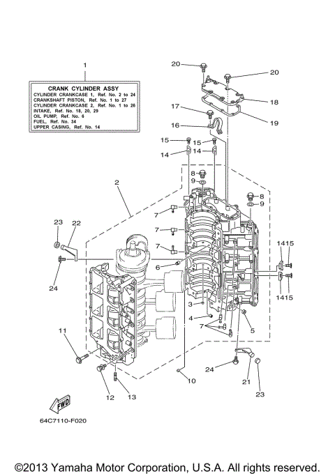 CYLINDER CRANKCASE 1