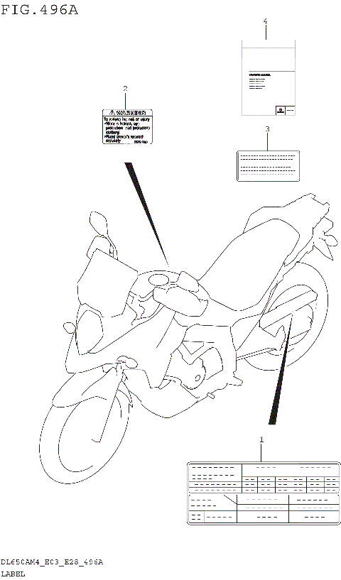 LABEL (DL650AM4 E03)
