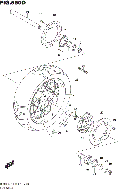 REAR WHEEL (DL1000XAL8 E03)