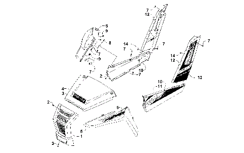FRONT AND SIDE PANEL ASSEMBLIES [300040]