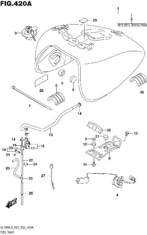 FUEL TANK (VL1500BL9 E03)