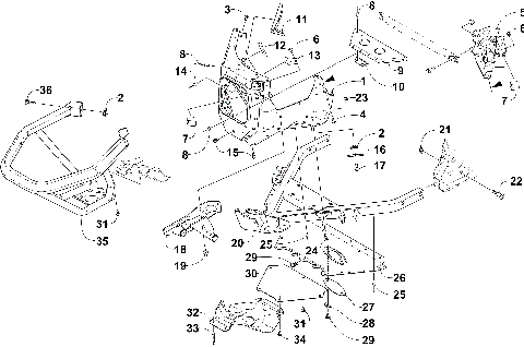 FRONT BUMPER AND FRAME ASSEMBLY [106176]