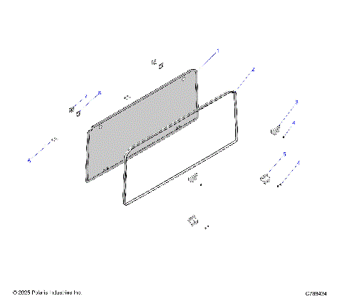 BODY, WINDSHIELD REAR - R26M4U57Z5/B5/Z6/B6