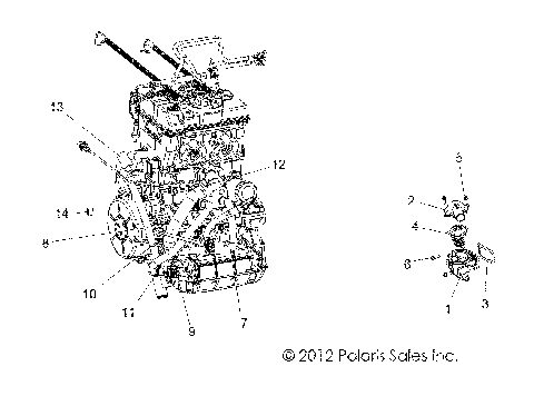 ENGINE, COOLING, THERMOSTAT and BYPASS - Z14JT9EFX (49RGRTHERMO13RZRXP4I)