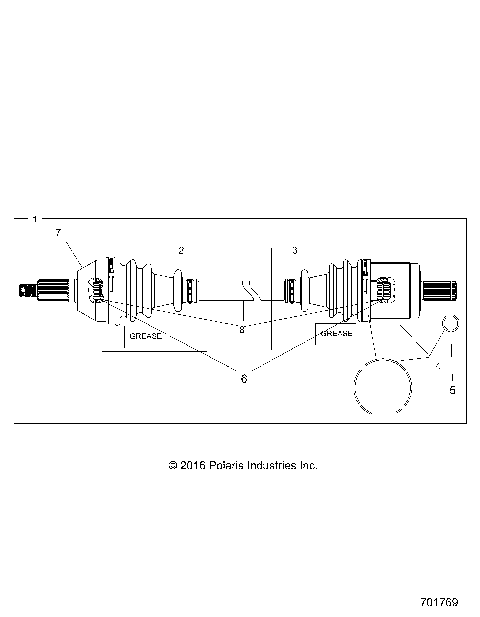 DRIVE TRAIN, FRONT DRIVE SHAFT - R18RMAL4G9 (701769)