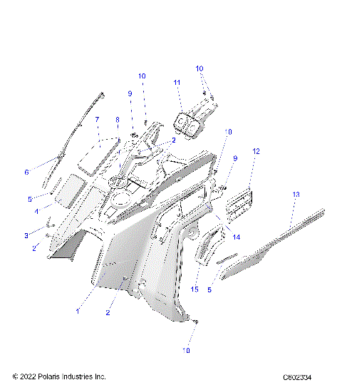 BODY, CONSOLE - S24TDE9FS/9FE (C602334)