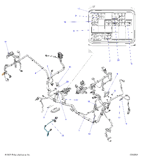 ELECTRICAL, WIRE HARNESS - (R23RRV99AC/RR299AC) (C730792)