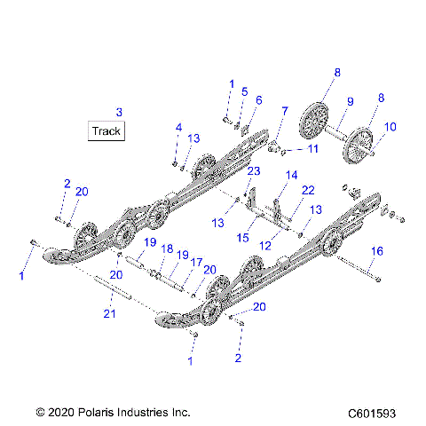 SUSPENSION, REAR - S21EEF6PSL/PEL (C601593)