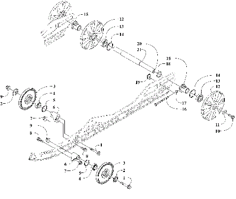 IDLER WHEEL ASSEMBLY [110951]