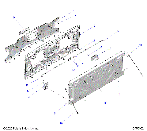 BODY, BOX, TAILGATE - G25GAB99 (C750062)