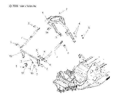 CHASSIS, FRONT ASM. - S12PB6HSA/HSL/HEA (49SNOW CHASSISFRT10600IQ)