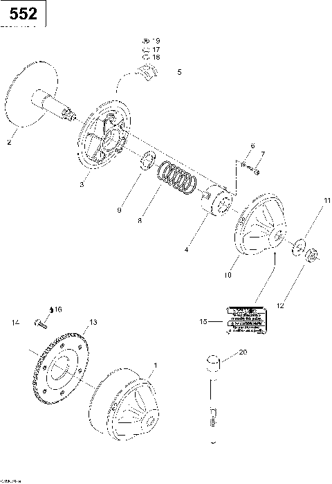 05- Drive Pulley 550
