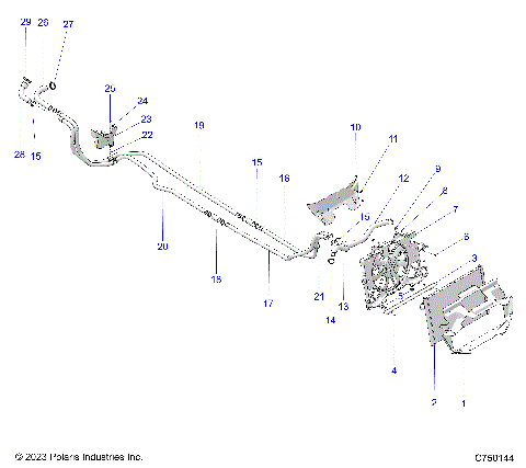 ENGINE, COOLING - Z25R4P2KAE/BE (C750144)