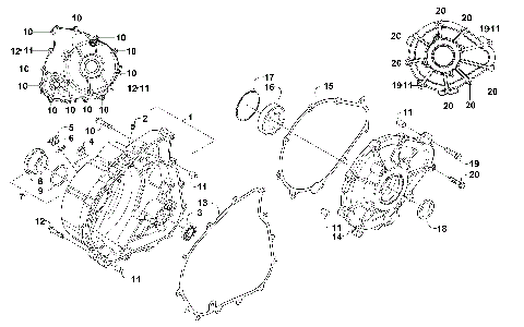 MAGNETO AND PTO COVERS [300039]