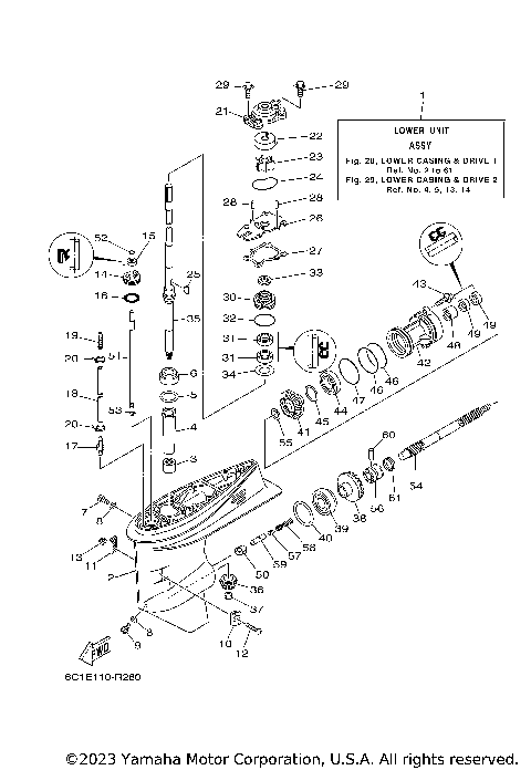 LOWER CASING DRIVE 1
