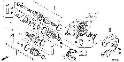 FRONT KNUCKLE@FRONT DRIVE