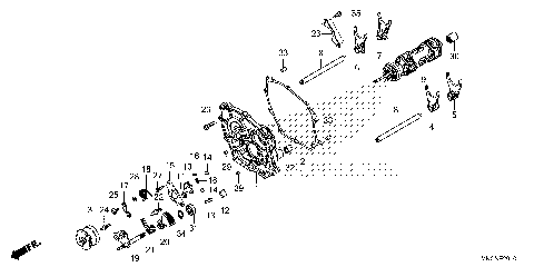 SHIFT DRUM@SHIFT FORK