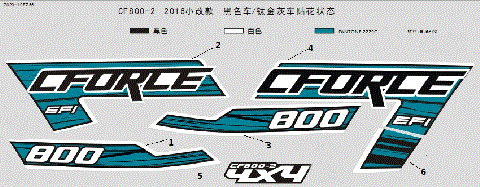 AIR FILTER COVER DECALS - TT GREY