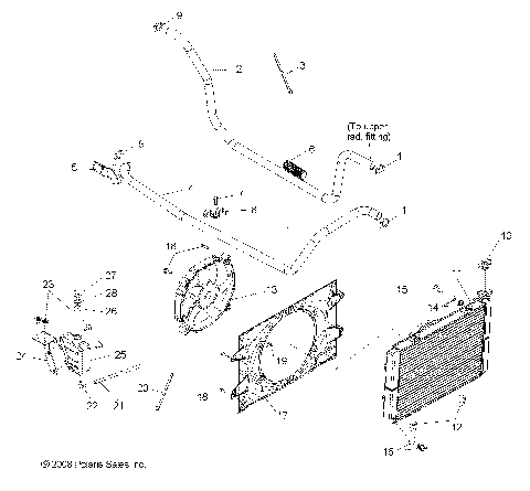 ENGINE, COOLING SYSTEM - R09HH50AG/AR (49RGRCOOL095004X4)