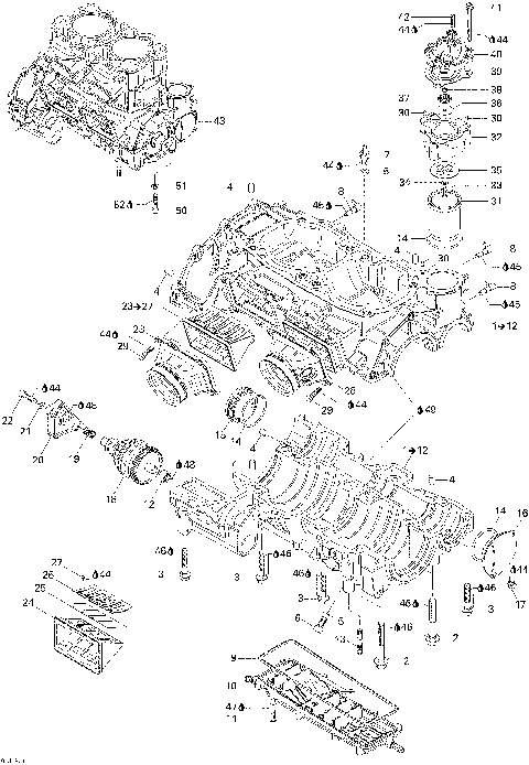 01- Crankcase And Reed Valve