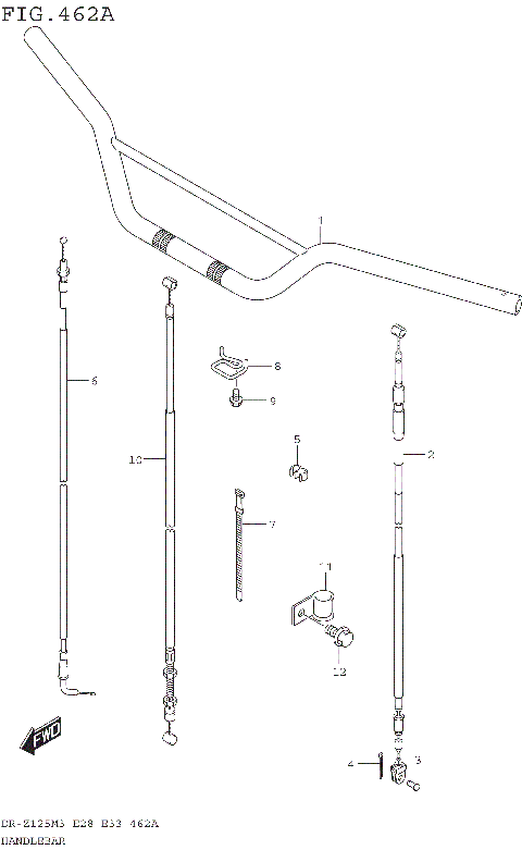 HANDLEBAR (DR-Z125M3E28)