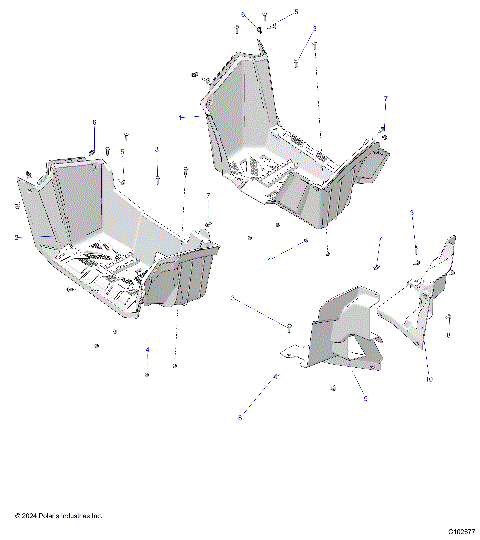 BODY, FOOTWELLS - A25SEE57F1/C1/C2/E1/E2 (C102677)
