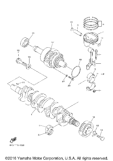 CRANKSHAFT PISTON