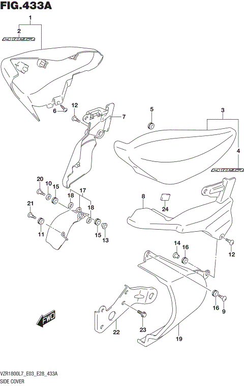 SIDE COVER (VZR1800L7 E28)
