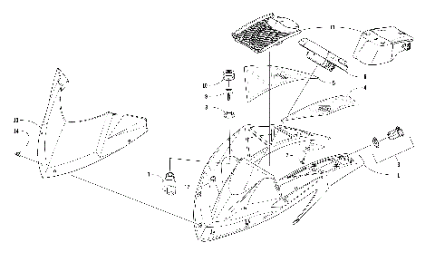 WINDSHIELD AND INSTRUMENTS ASSEMBLIES [105246]