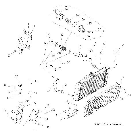 ENGINE, COOLING SYSTEM - A11GP52AA (49ATVCOOL10OUT525)