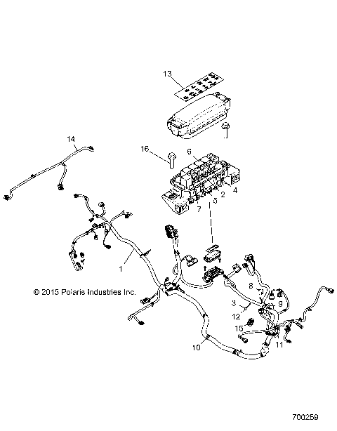 ELECTRICAL, WIRE HARNESS - Z16VAE87A9/AR/AU/AW (700259)