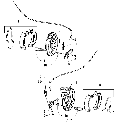 FRONT BRAKE ASSEMBLY [55763]