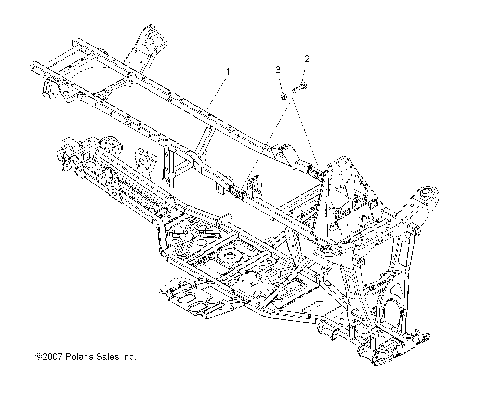 CHASSIS, FRAME - A08DN50EA (49ATVFRAME08SPTRG500QD)
