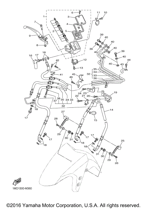 FRONT MASTER CYLINDER