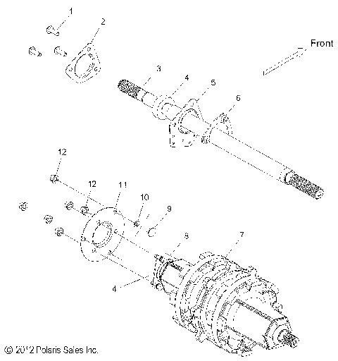 DRIVE TRAIN, JACKSHAFT and DRIVESHAFT - S13CG6GSA/GSL/GEA (49SNOWDRIVETRAIN138PRMK)
