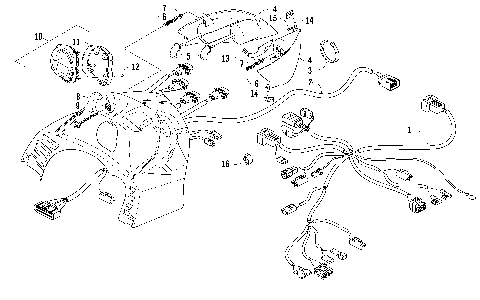HEADLIGHT, INSTRUMENTS, AND WIRING ASSEMBLIES [85009]