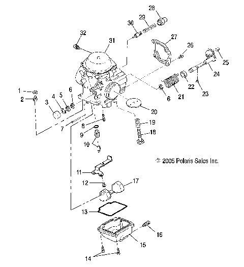 ENGINE, CARBURETOR - R07RB50AA/RH50AA (4999202119920211D11)