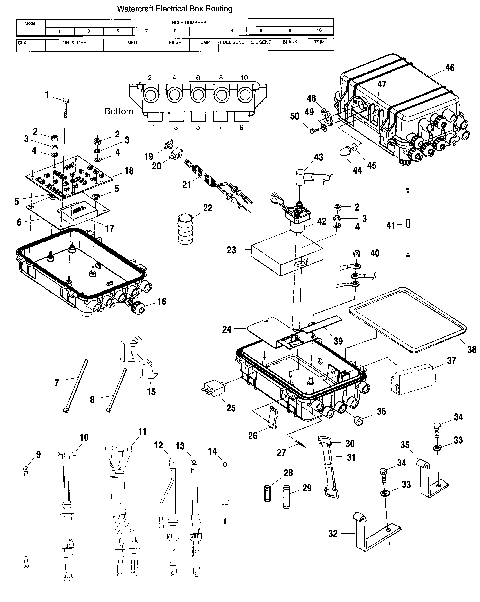 ELECTRICAL BOX - W014699D (4964816481B011)