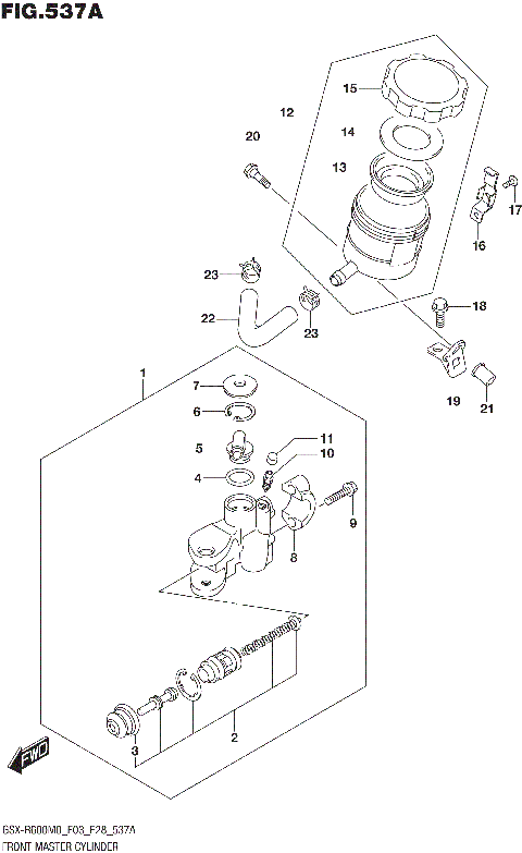 FRONT MASTER CYLINDER