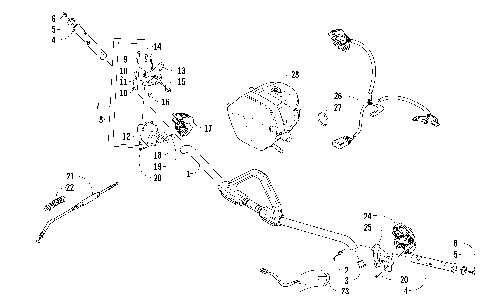 HANDLEBAR AND CONTROLS [97977]
