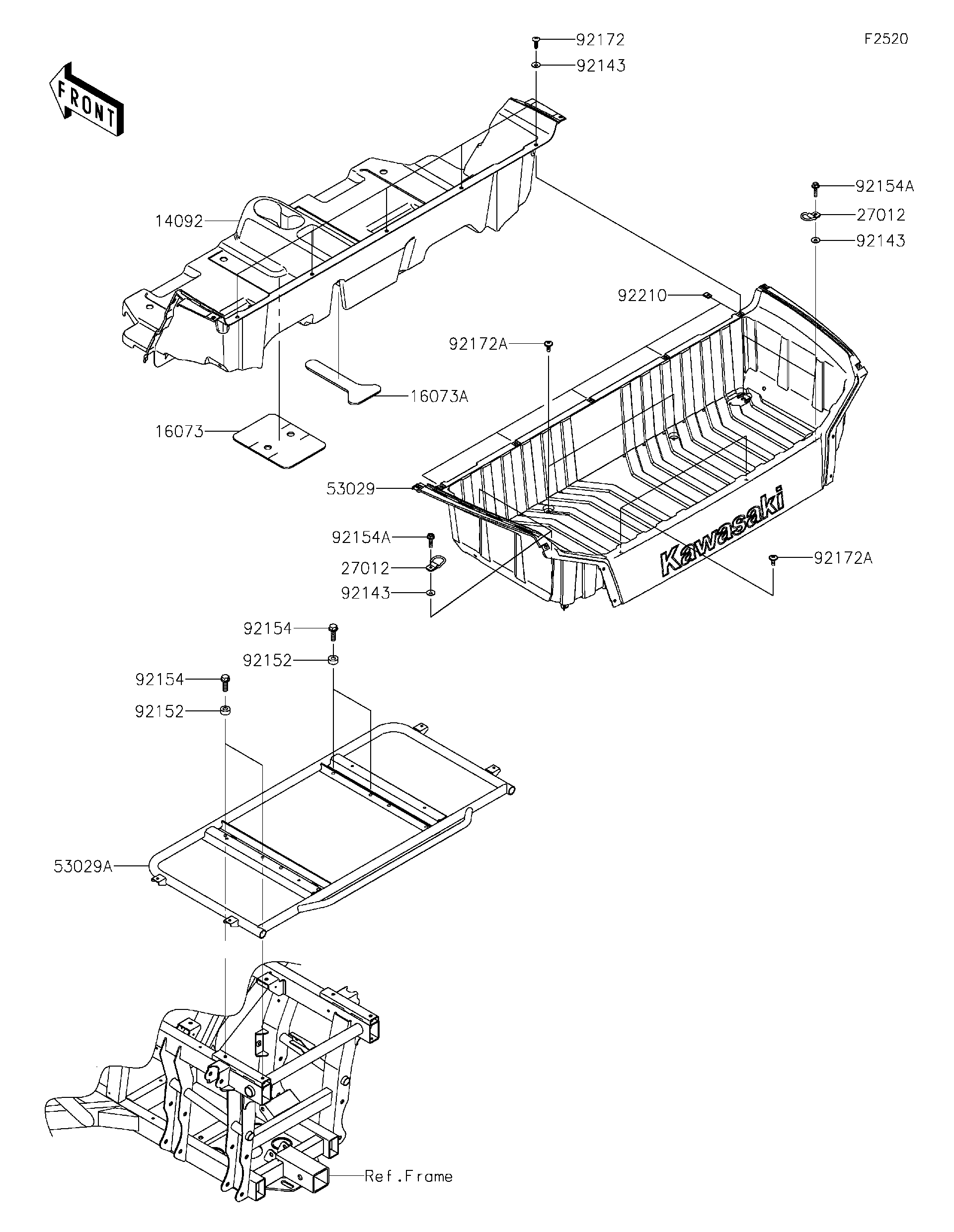 2021 Kawasaki Utility Vehicles Parts-Finder Diagrams